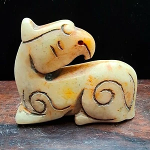 Chinese collectible, jade hand-carved ,Ancient jade animal statue pendant1221 - Picture 1 of 6