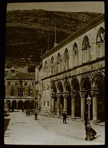 Magic Lantern Slide DALMATIA CROATIA NO30 STREET SCENE C1920 PHOTO - Picture 1 of 2