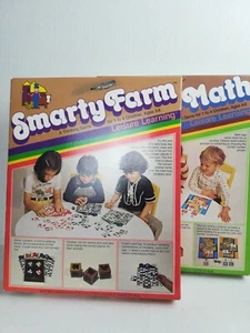 1981 Puzzle Math Learning Game By Puzzle Learning Smarty Farm Lot of 2 - Picture 1 of 8