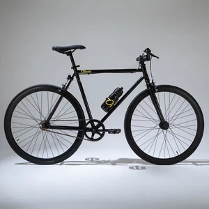 Brand New Single Speed City Bike Black/Yellow - Picture 1 of 11