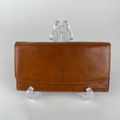 Vintage Laimbok Australia Womens Tan Calf Skin Leather Wallet Purse 7.5" x 4" - Image 1 of 4