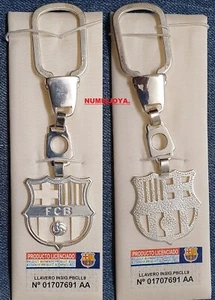 LLAVERO DE PLATA OFICIAL del FÚTBOL CLUB BARCELONA PRODUCTO OFICIAL LICENCIADO. - Picture 1 of 1
