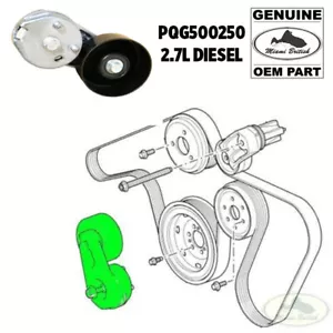 LAND ROVER BELT TENSIONER PULLEY DIESEL V6 2.7L LR3 RR SPORT PQG500250 GENUINE - Picture 1 of 1