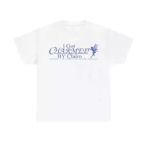 Clairo I Got Charmed By Clairo Charm Merch T-Shirt, White tee - Picture 1 of 1