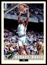 1992-93 Classic Draft Picks Hubert Davis B Basketball Cards #22