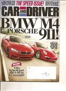 Car & Driver Aug 2014 - Porsche 911 - BMW M4 - Mercedes Benz S63 AMG - Speed - Bild 1 von 1