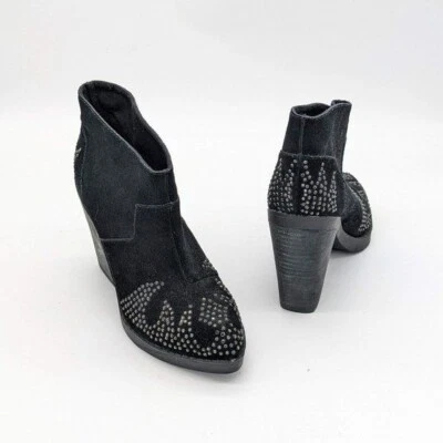 Botines Topshop negros puntiagudos con estrás talla 36 Foto 1 de 4