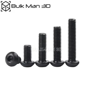 20pcs/lot M3/M4/M5 Button Head Socket Cap Screws Allen Bolt Screws 6mm-50mm - Picture 1 of 5
