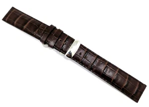 Uhrenarmband Original Tissot Anstoß 19mm Braun Mit Faltschließe / 137 - Picture 1 of 3