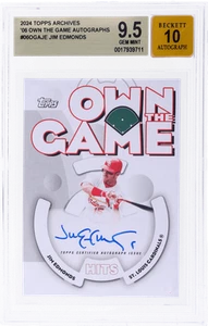 2024 Topps Archives Jim Edmonds 2006 Own the Game Auto #06OGA-JE BGS 9.5/10 - Picture 1 of 2