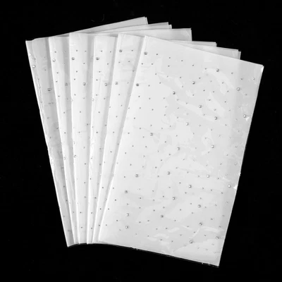 6 Sheet Glitter Hotfix Rhinestone Iron on Crystal Rhinestone Decals 2Mm & 3.5Mm, - Image 1 of 4