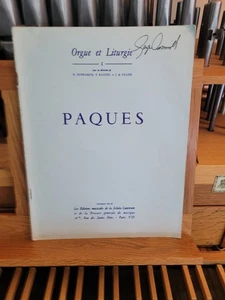 * ed Dufourcq: Paques, Antología de Pascua; órgano (Schola Cantorum) - Imagen 1 de 1