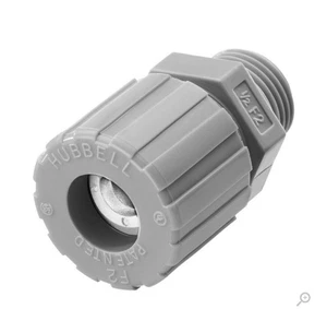 "Conector de cable recto Hubbell SHC1022CR rango de 0,25-,38"" 1/2"" NPT" - Imagen 1 de 1