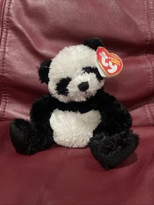 TY Beanie Baby - Peluche WONTON il Panda Nuovo con etichette - Foto 1 di 2