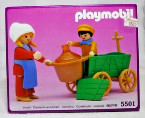 Playmobil Victorian 5501 Farmer's Wife & Helper Selling Wine from 1989 Neu in OVP - Bild 1 von 2