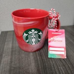 Starbucks Red Holiday 2024 11.11 Oz Ceramic Coffee Mug Cup With Tag Christmas - Picture 1 of 6