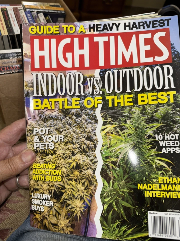 "High Times Issue #484 May 2016" (Battle of The Best Indoor Vs. Outdoor) Bagged - Image 1 of 1