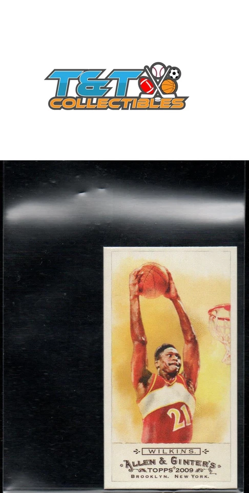 Dominique Wilkins 2009 Topps Allen & Ginter Mini #346 Atlanta Hawks 10a - Image 1 of 1