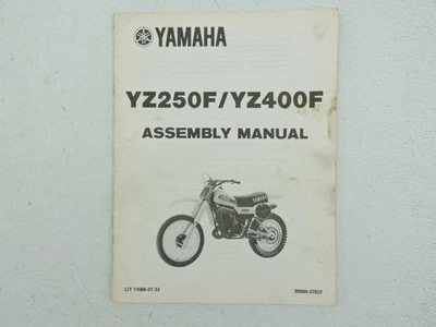 Yamaha YZ250F 1979 YZ400F motocross motocicleta concesionario manual de montaje 938 Foto 1 de 4