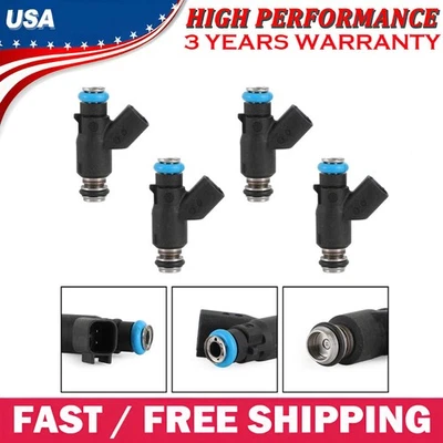 4X Fuel Injectors 96487553 Fit For Chevrolet Aveo Aveo5 2007 2008 1.6L L4 - Изображение 1 из 4