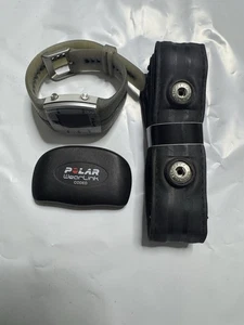POLAR Fitness Heart Rate Monitor FT4 Silver/Black Watch New Batteries - Picture 1 of 7