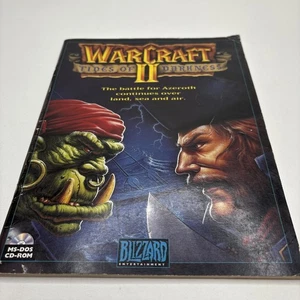 Warcraft II 2 Tides Of Darkness CD-Rom PC manuale solo 1995 spedizione gratuita - Foto 1 di 4