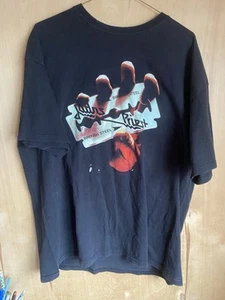 T-shirt nera Judas Priest British Steel taglia XL - Foto 1 di 3