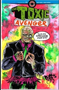 Toxic Avenger #1 (2025) Ahoy Sketch Cover W Original Dave Castr Art - Picture 1 of 6