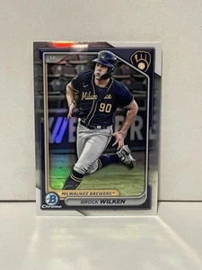 2024 Bowman Draft Chrome Silver Refractor BDC-117 Brock Wilken - Picture 1 of 2