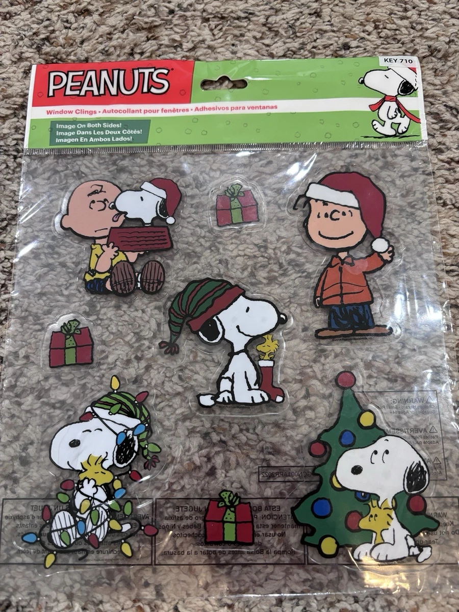 Christmas Window Stickers Blue Theme - Static Cling Snowman Snowflake Decals For Glass Doors, Shop Displays & Home Decor