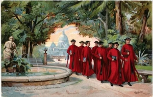 CPA Carte Postale Italie Roma Monte Pincio Studenti del Collegio Germanico 1909 - Picture 1 of 2