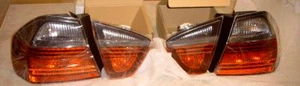 BMW Genuine E90 2006-2008 3 Series Sedan Black Line Rear Taillights Set of 4 New - Picture 1 of 1