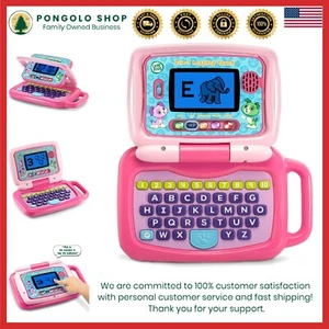 Fun Pink 2-in-1 Learning Laptop & Tablet - Engaging Educational Toy for Children - Picture 1 of 8