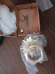 Signature Hardware Sun Door Knocker in Polished Brass - Picture 1 of 1