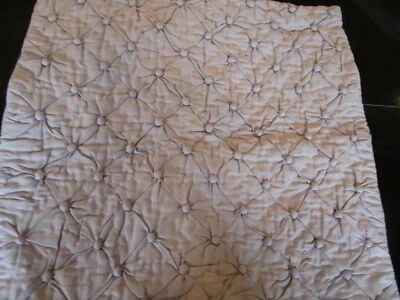 Pottery Barn Teen lavender puckered 18  pillow cover  photo shoot sample - Image 1 of 3