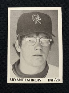 1975 TCMA Quad City Angels Team Set BRYANT FAHROW Minor League Card