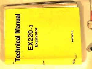 HITACHI EX220-3 Excavator Technical Manual, KM-138E-00 T138E-00 - Bild 1 von 1