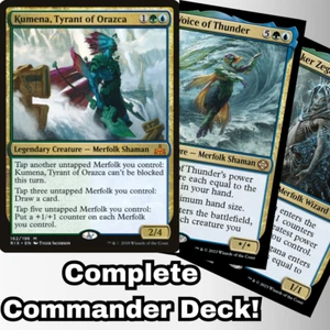 Kumena, Tyrant of Orazca Commander Deck EDH 100 Magic Cards MTG Merfolk Tribal - Picture 1 of 8