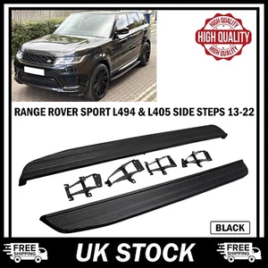 SIDE STEPS RUNNING BOARDS FOR RANGE ROVER SPORT L494 & L405 13-22 OEM STYLE - Picture 1 of 12