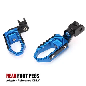 Blue TRC 40mm Adjustable Rear Footpegs For Suzuki GSX-S950 21 22 23 - Picture 1 of 13