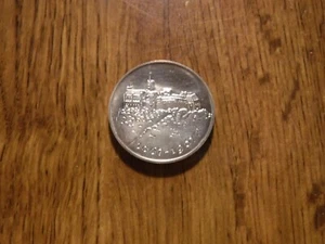 GERMANY DDR WARTBURG 1067- 1967, 900 YEARS MEDAL, 999 SILVER - 9.5 GR. (801) - Picture 1 of 2
