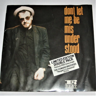 THE COSTELLO SHOW Don't Let Me Be Misunderstood 2 x 7" 45 LIMITED Rare Elvis 86 - Image 1 of 2