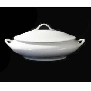 Mayer China, Est. 1881, White Tureen w/Lid, Elegant Silhouette, 11"L, 7" W, Mint - Picture 1 of 6