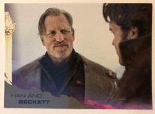 2018 Topps Solo Star Wars Story #73 Han and Beckett BLACK NrMint-Mint