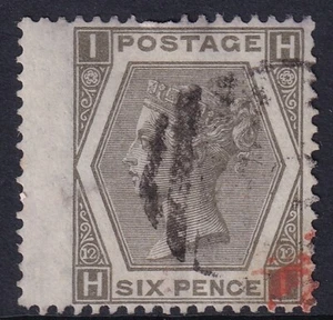 SG125 6d Grey Plate 12 Watermark Spray of Rose Very Good USED - Picture 1 of 2