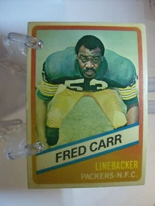 1976 Topps Town Talk Bread Football Card #19 Fred Carr (10662) - Picture 1 of 2
