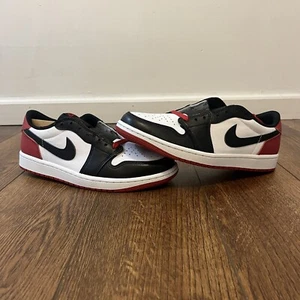 Talla 8 - Air Jordan 1 Retro OG Puntera Baja Negra - Imagen 1 de 8