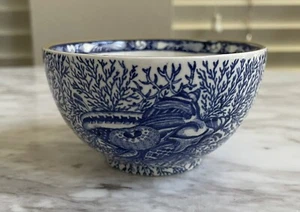 Mottahedeh Torquay Blue Gold Trim Open Bowl ECU - Bild 1 von 4