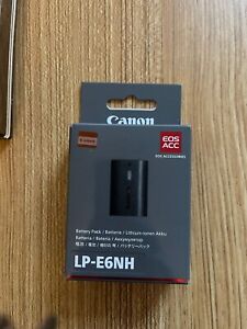 Canon LP-E6NH Battery Pack. Brand new, genuine, fits various Canon EOS R5 & R6