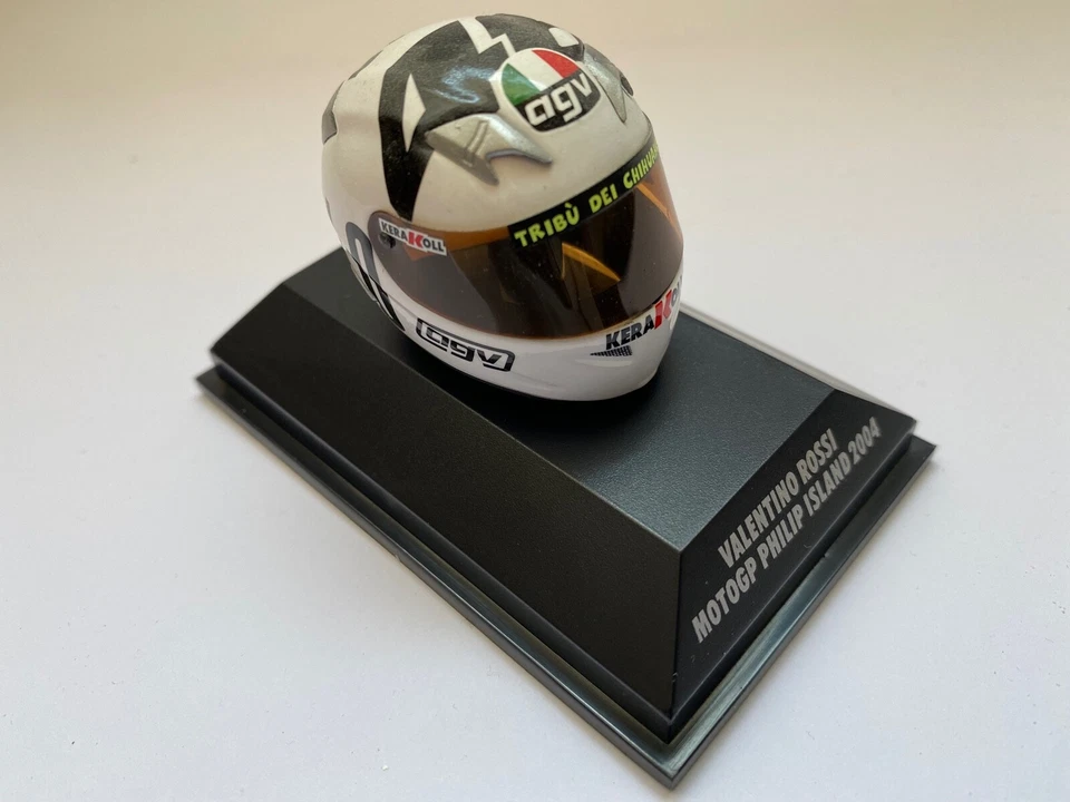 Minichamps 1/8 AGV Helmet - Valentino Rossi PI 2004 (397 040096) REDUCED! - Image 1 of 1